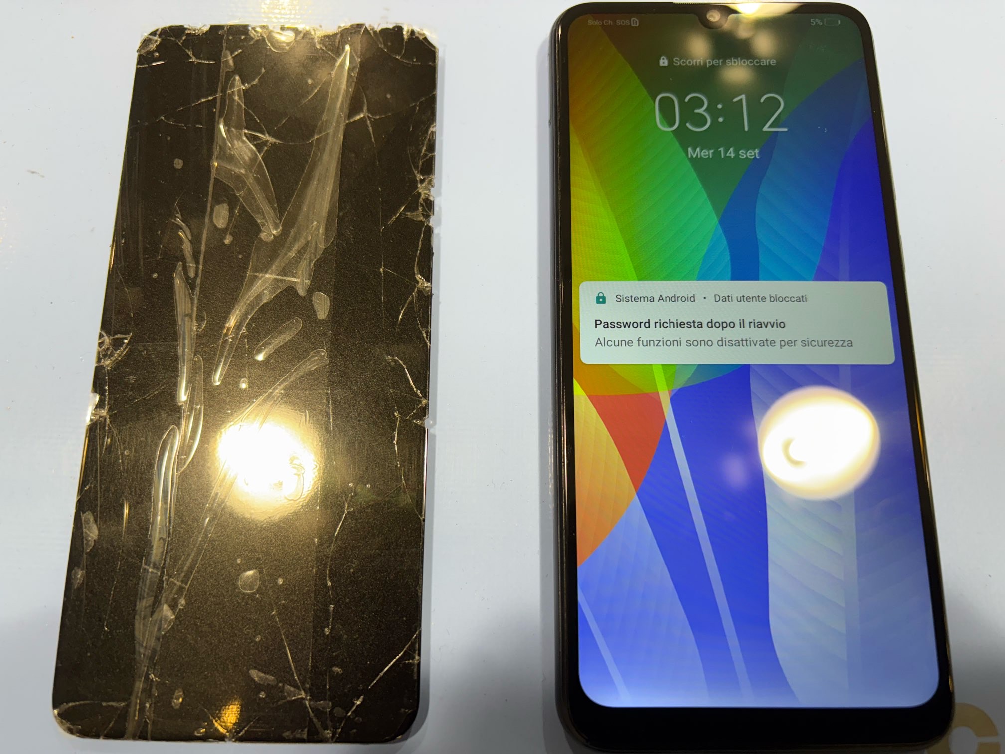【イオンモール伊丹店】Huawei Y6P 画面修理 症状:ガラス割れ｜android修理伊丹 Huawei修理伊丹