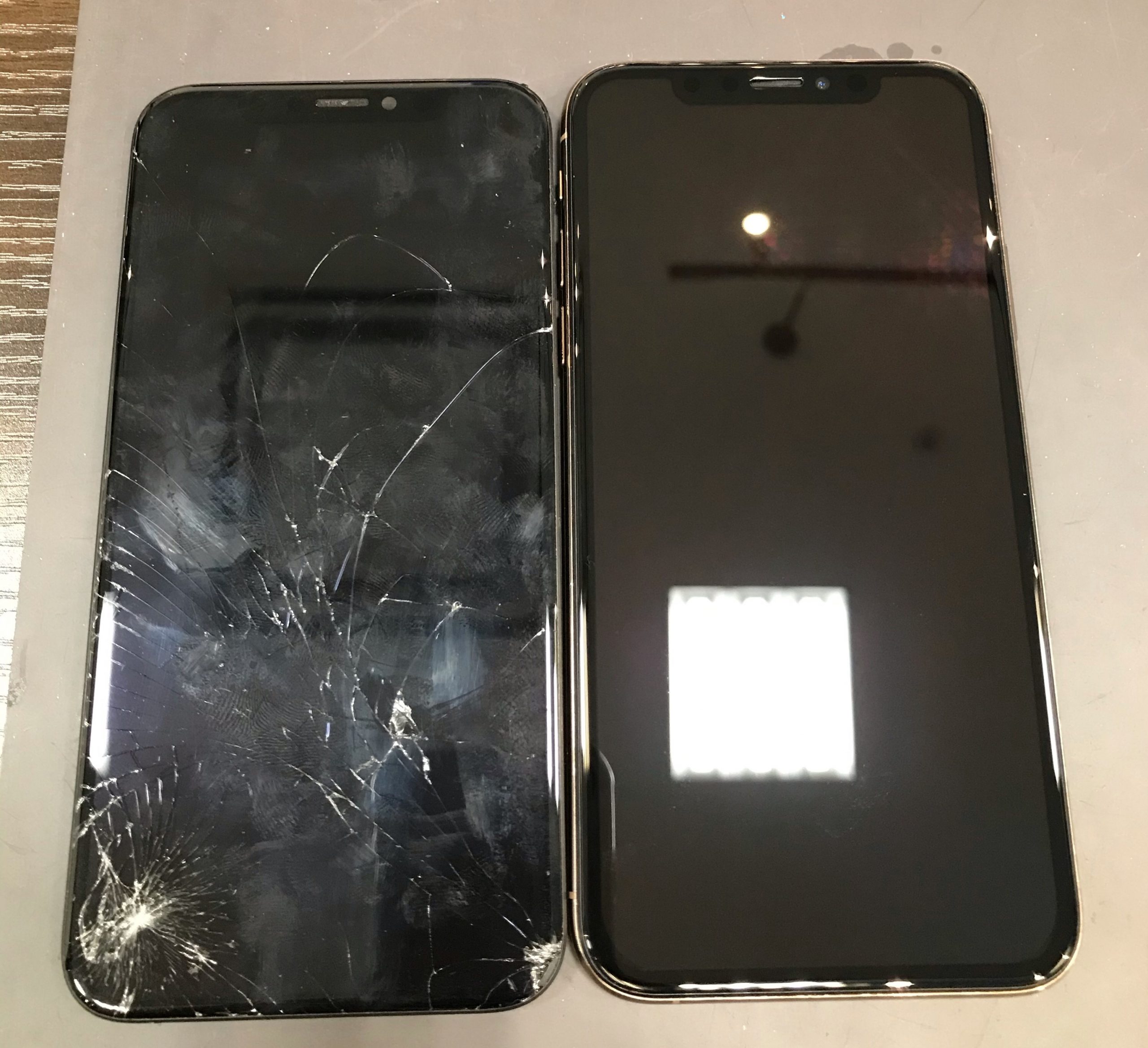 画面にヒビが…（＞＜；；）そんな時はスマートクールイオンモールつくば店にお任せください！