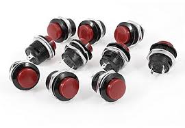 Red Push Button Switch Customerthink - Ultra HD Light Texture - 8K
