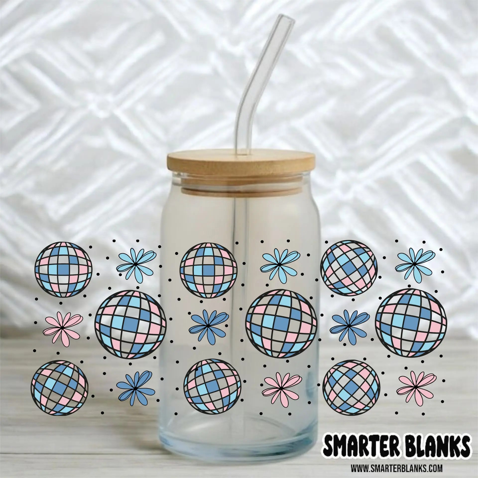 Disco ball 16oz UVDTF