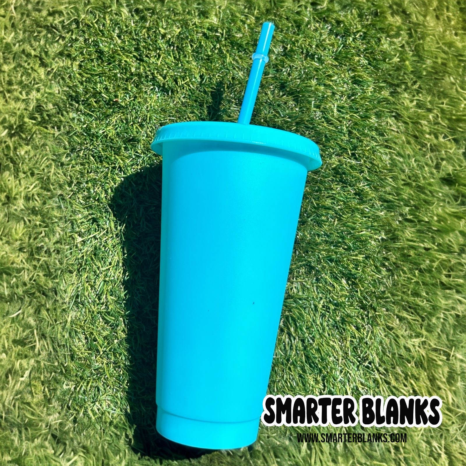Sky Blue Matte Cold Cup 24oz