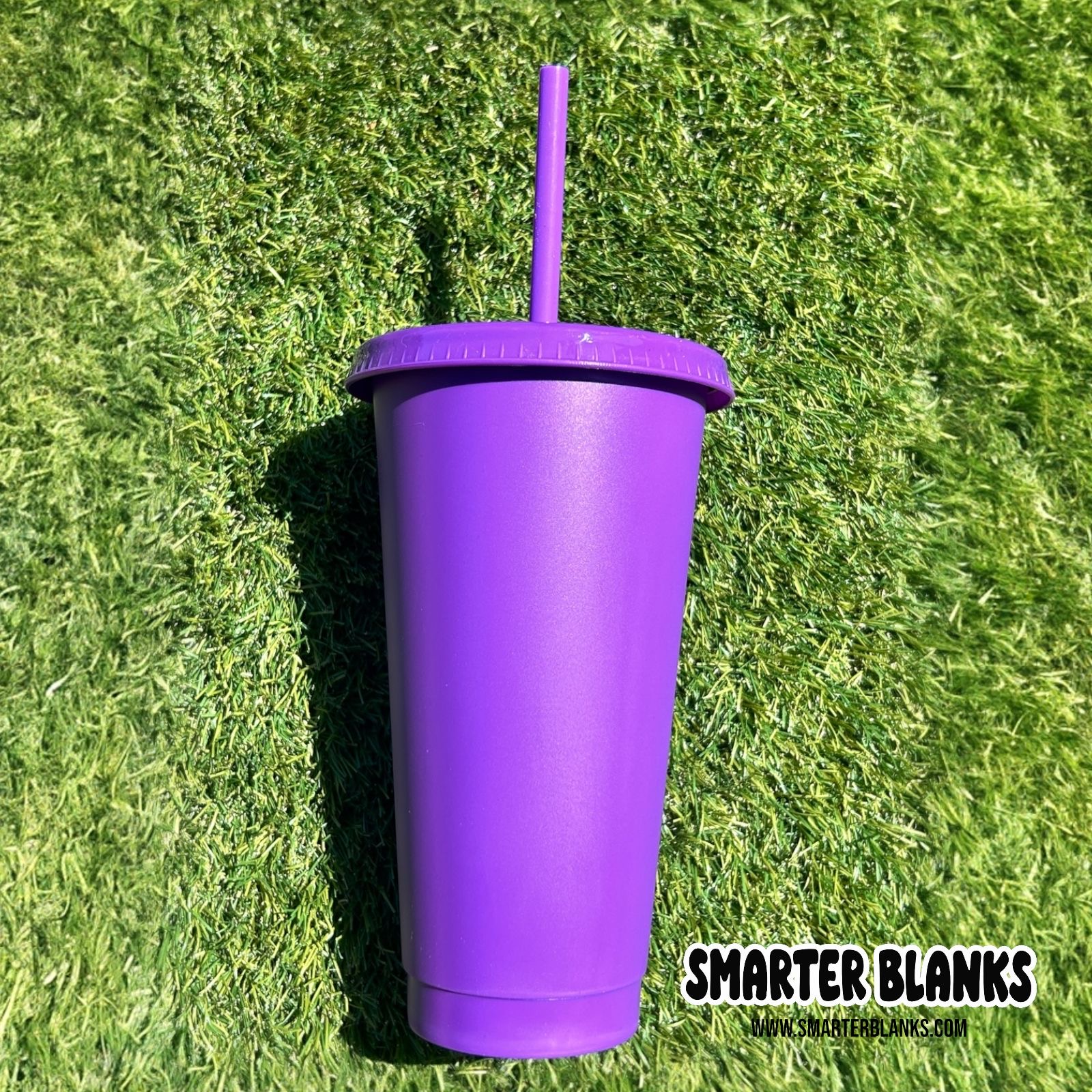Deep Violet Matte Cold Cup 24oz