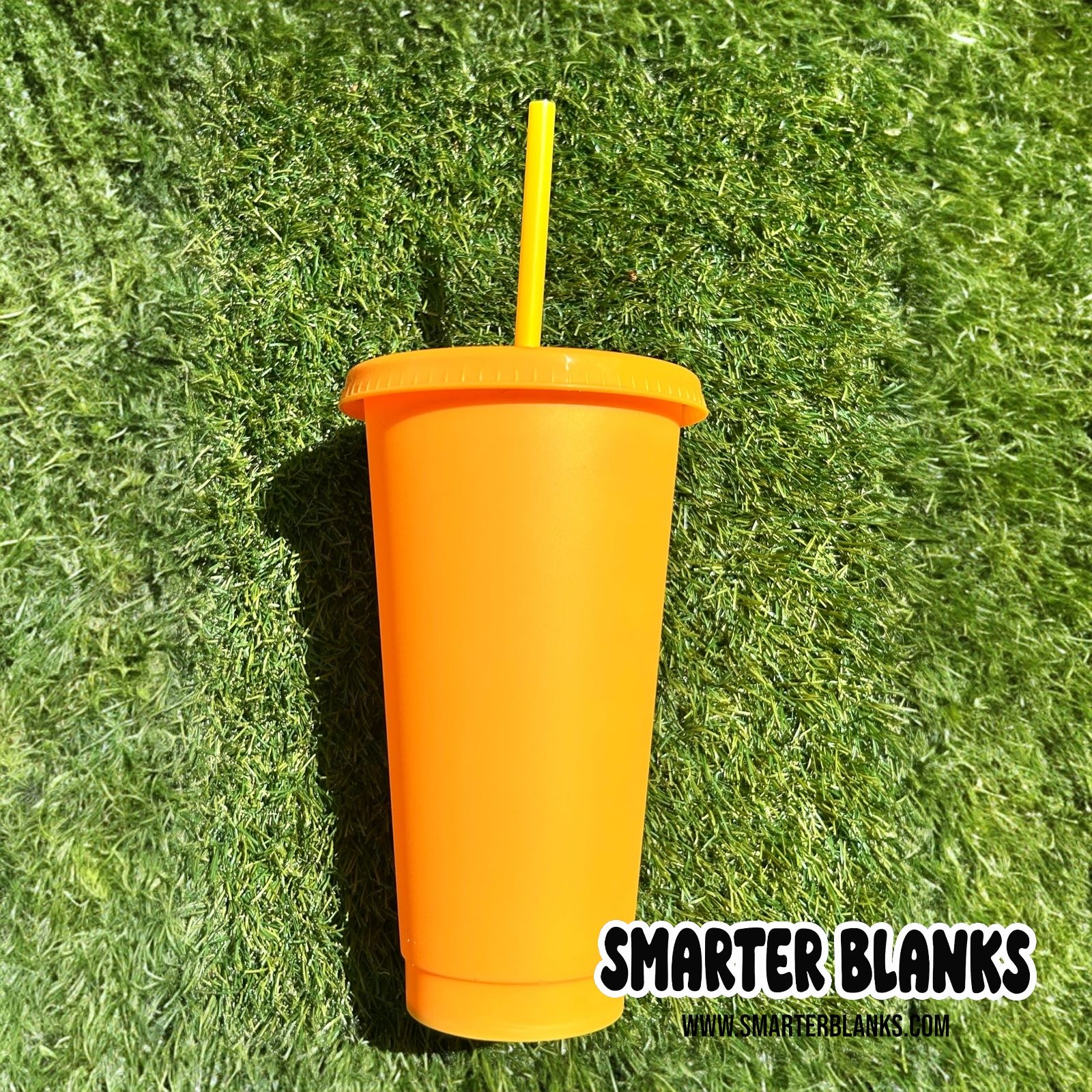 Sunburst Orange Matte Cold Cup 24oz