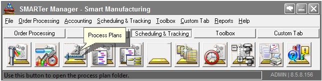 production & process planning menu
