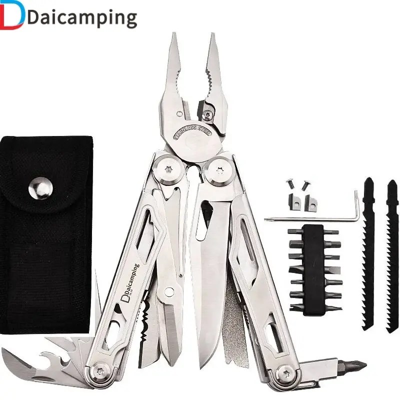 Daicamping DL30 Multitools Hand Diy Multi Tools Multi-tool Clamp Folding Knives Scissor Cutters EDC Survival Gear Manual Pliers Daicamping DL30 Multitools Hand Diy Multi Tools Multi-tool Clamp Folding Knives Scissor Cutters EDC Survival Gear Manual Pliers