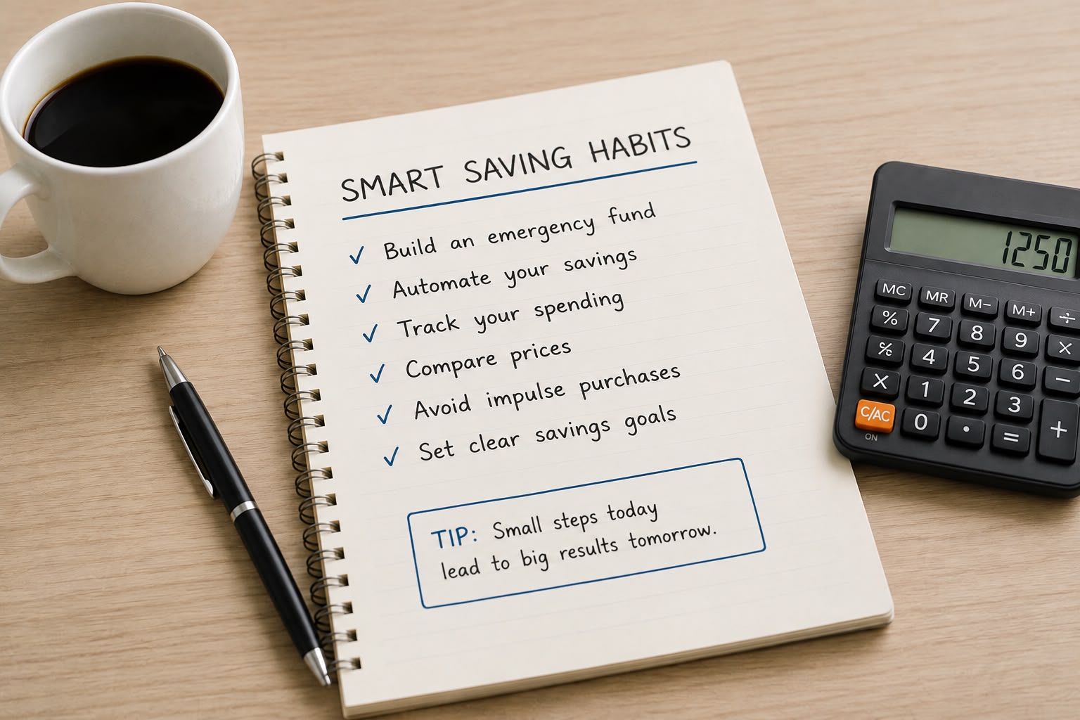 Simple saving habits and financial planning