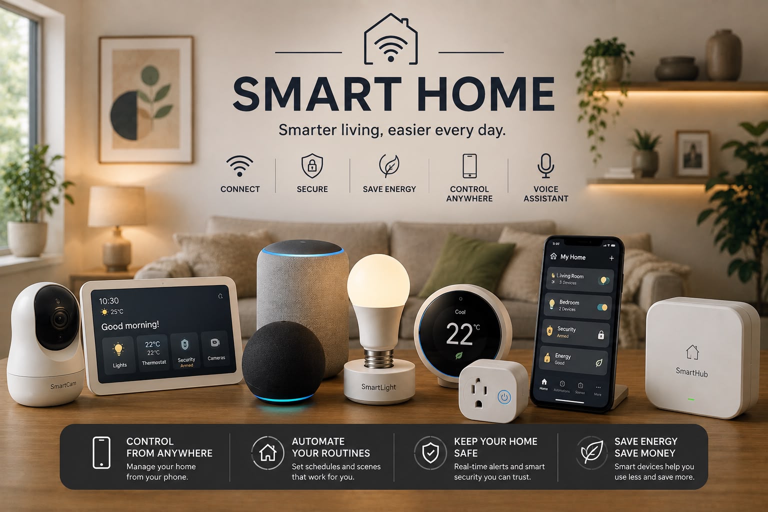 Smart home technology and connected devices