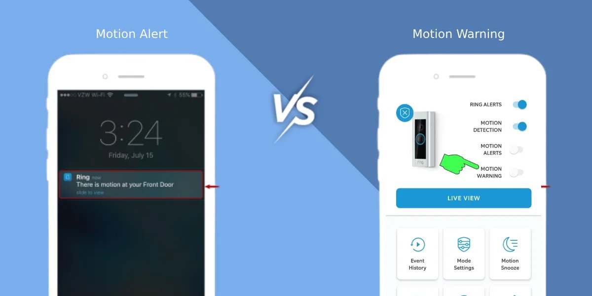 Ring motion alert vs motion warning: what's the difference?