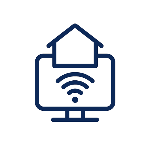 Hub Local Controller Blue Icon