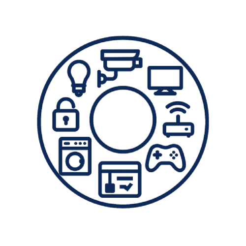 Multi Device Support Blue Icon