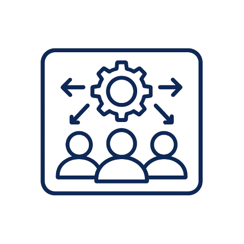 Open Source Community Blue Icon