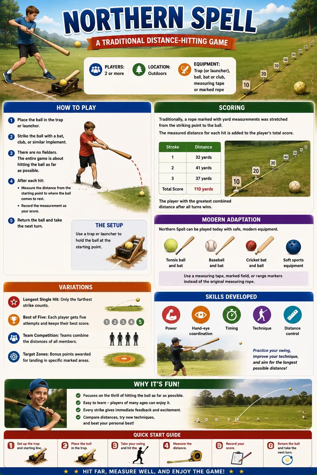 Northern Spell - Traditional Distance-Hitting Game