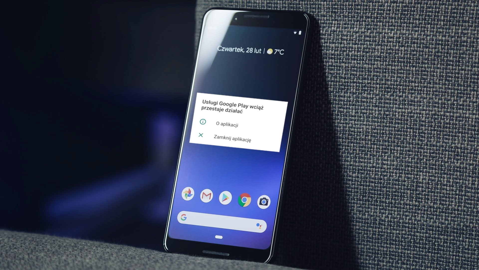 Usługi Google Play wciąż przestaje działać