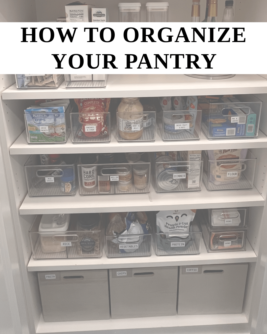 How to Organize Your Pantry Like a Pro
