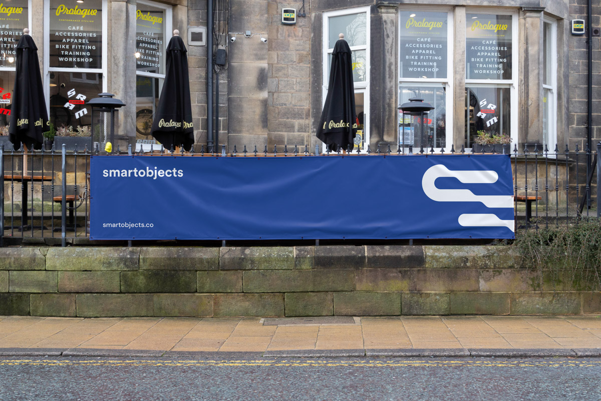 Insert in your own design and show it off to your client in a way to make him know how his . Free Banner Mockup 01 Psd Smart Objects