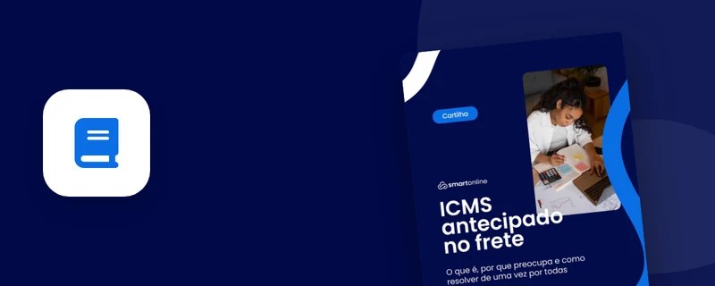 Capa da cartilha ICMS antecipado no frete