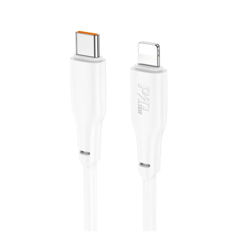 Cablu de date și încărcare 20W 2m Hoco X93 Type-c-Lightning (alb)
