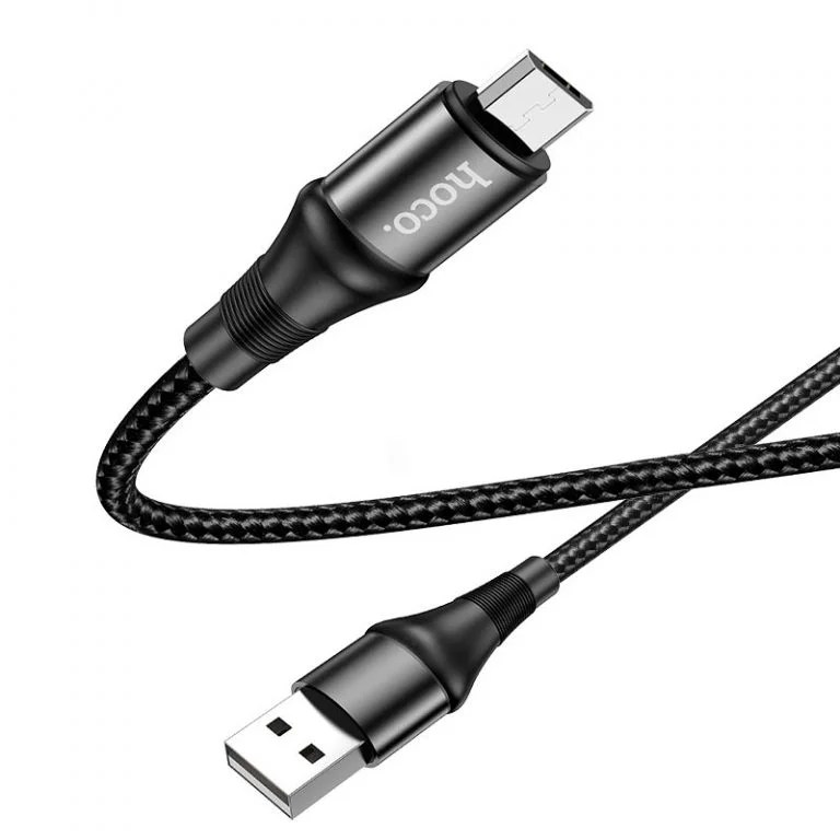 Cablu de date și încărcare Hoco X50 Lightning (negru)