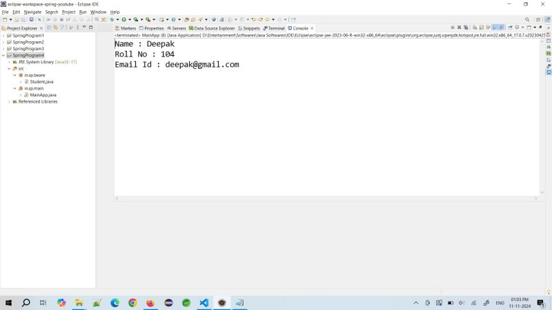 Spring Program Using Annotations Based Configuration - Premium Space Pattern Gallery - Full HD