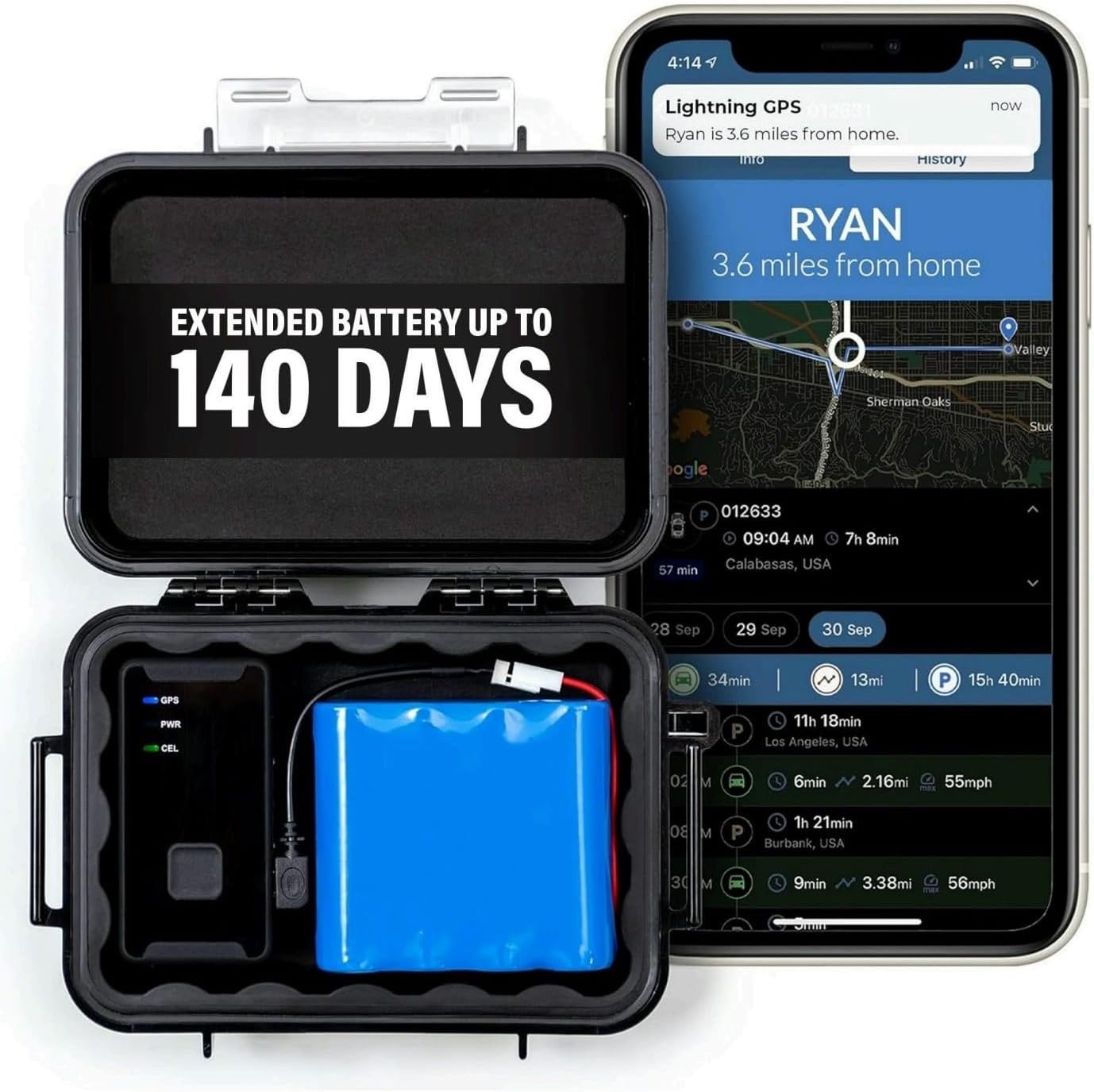 Lightning GPS GL300 GPS Tracker for Vehicles