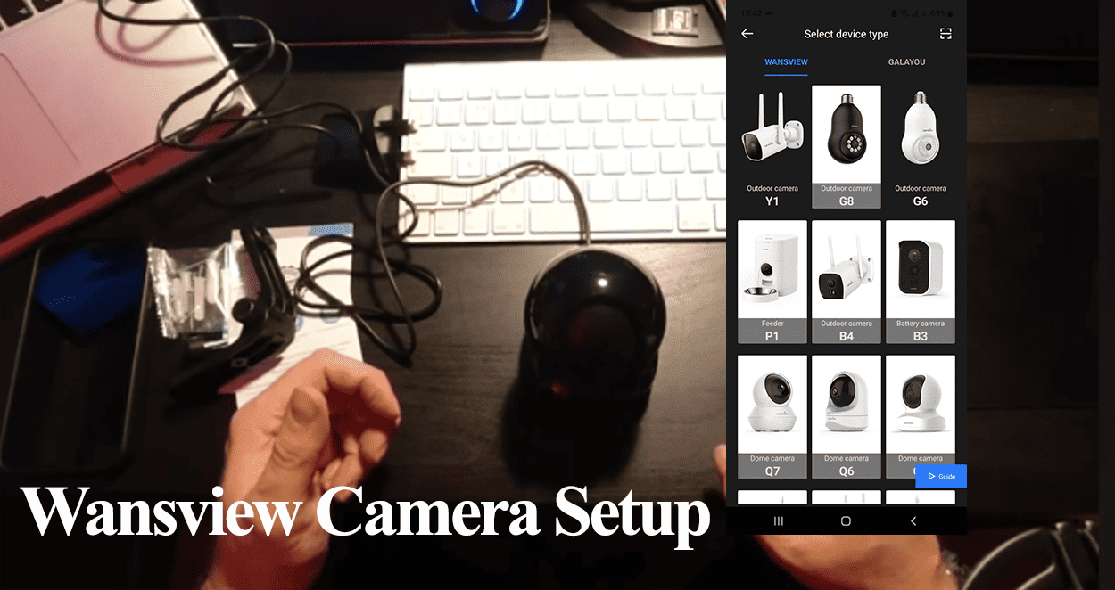 Wansview camera setup