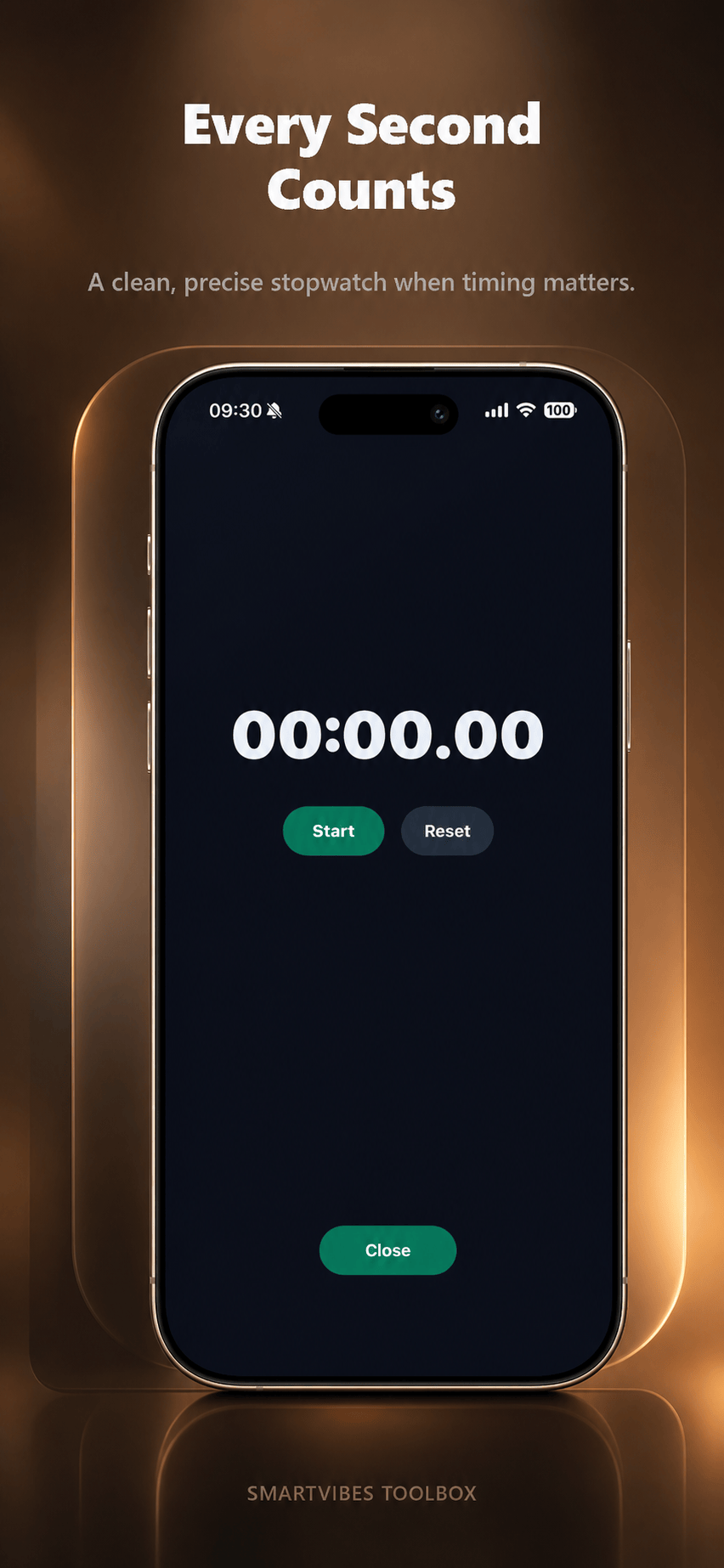 Toolbox — Stopwatch, timers and laps