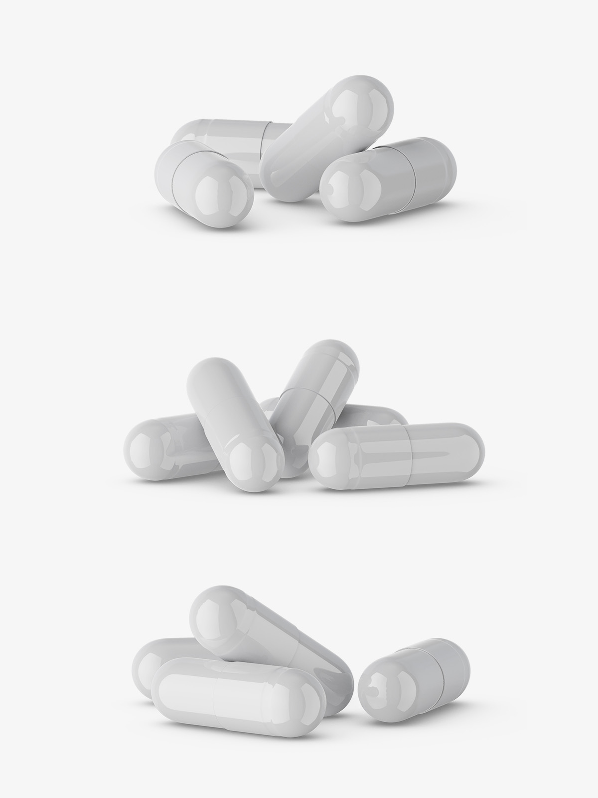 Medical pills bottles blisters box mockup 3ds max + fbx obj: Free Capsules Mockup Smarty Mockups