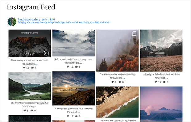 Simply copy the embed code into a page or use . How To Embed Your Instagram Feed On Wordpress In 5 Minutes