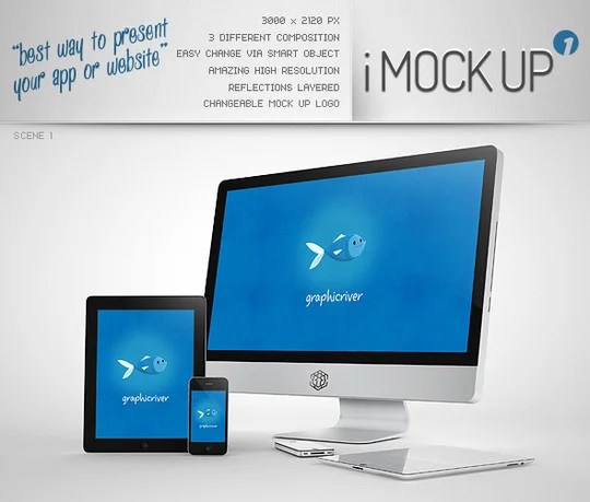 Using psd mockups is a great way to do so, by allowing you to copy and paste in a design onto the screens of computers, phones, and tablets. 16 Free Mobile Tablet Laptop Mockups