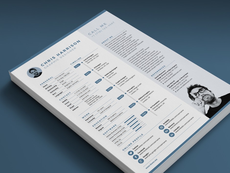 Creative Timeline Resume