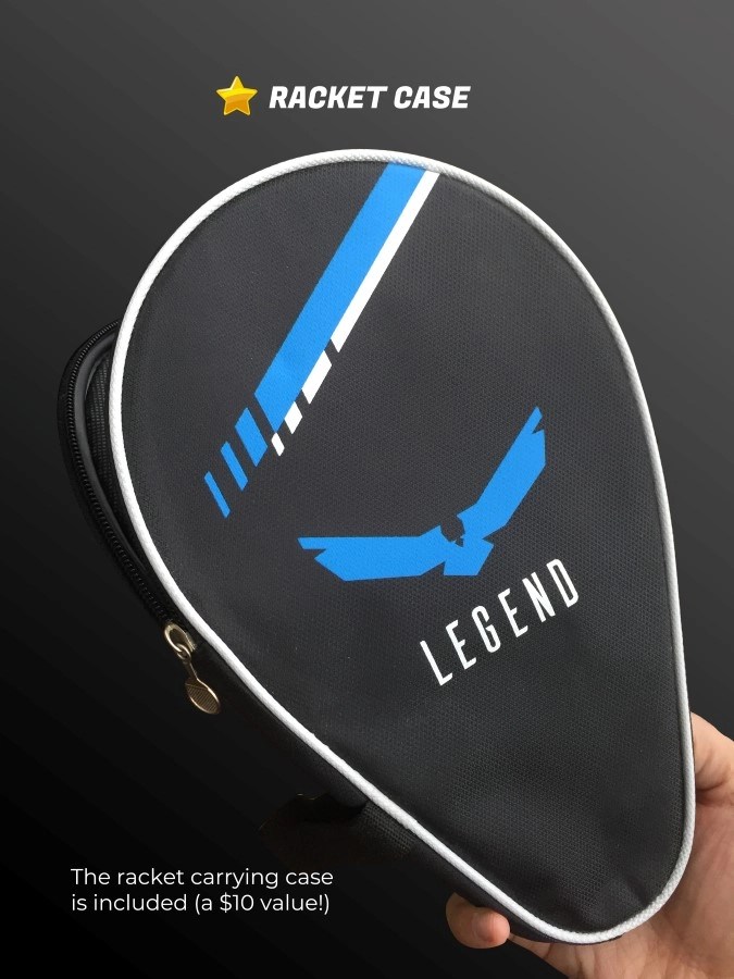 Legend X9 Hurricane Racket + Case + Training Video - Smash Table