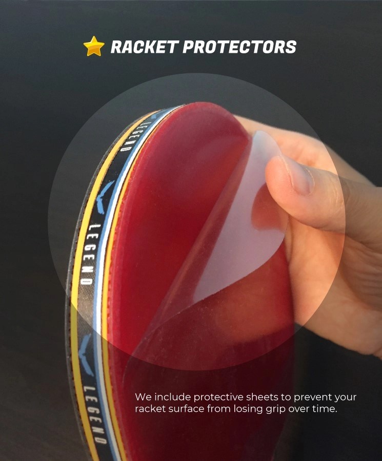 Legend X9 Hurricane Racket + Case + Training Video - Smash Table