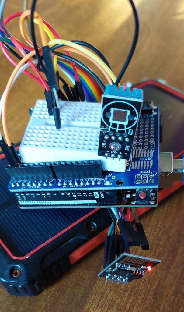 Remote Focus Controller Testing - DHT11 and ESP8266