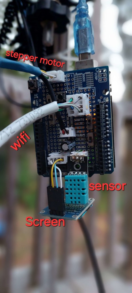 Remote Focus Motor Controller in use