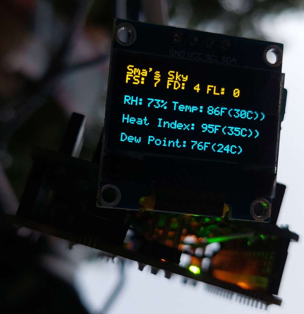 OLED LCD Screen of Remote Focus Motor Controller