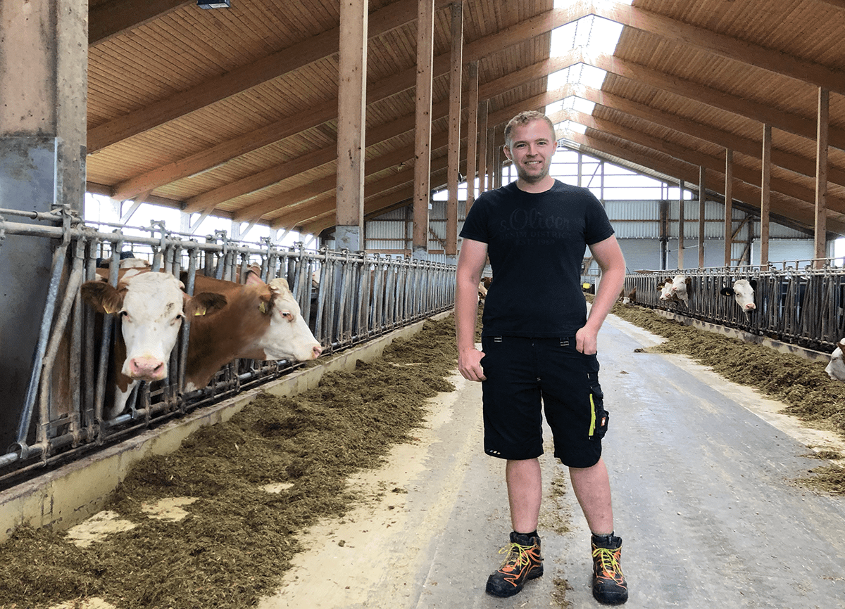 smaXtec Testimonial Stork Stephan in seinem Stall