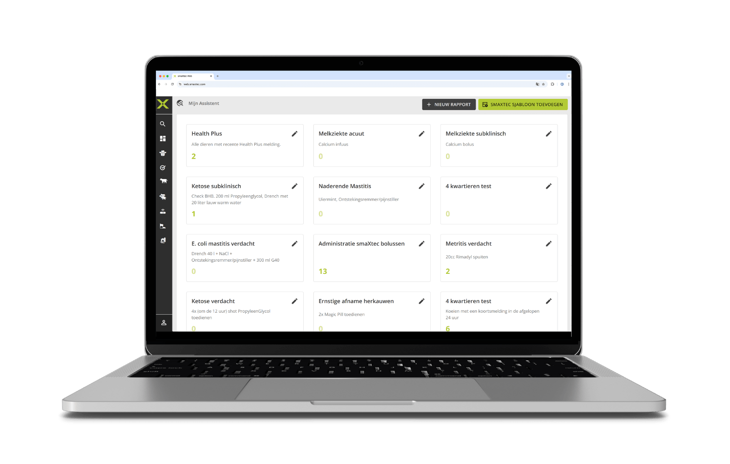 smaXtec Web digital Assistant