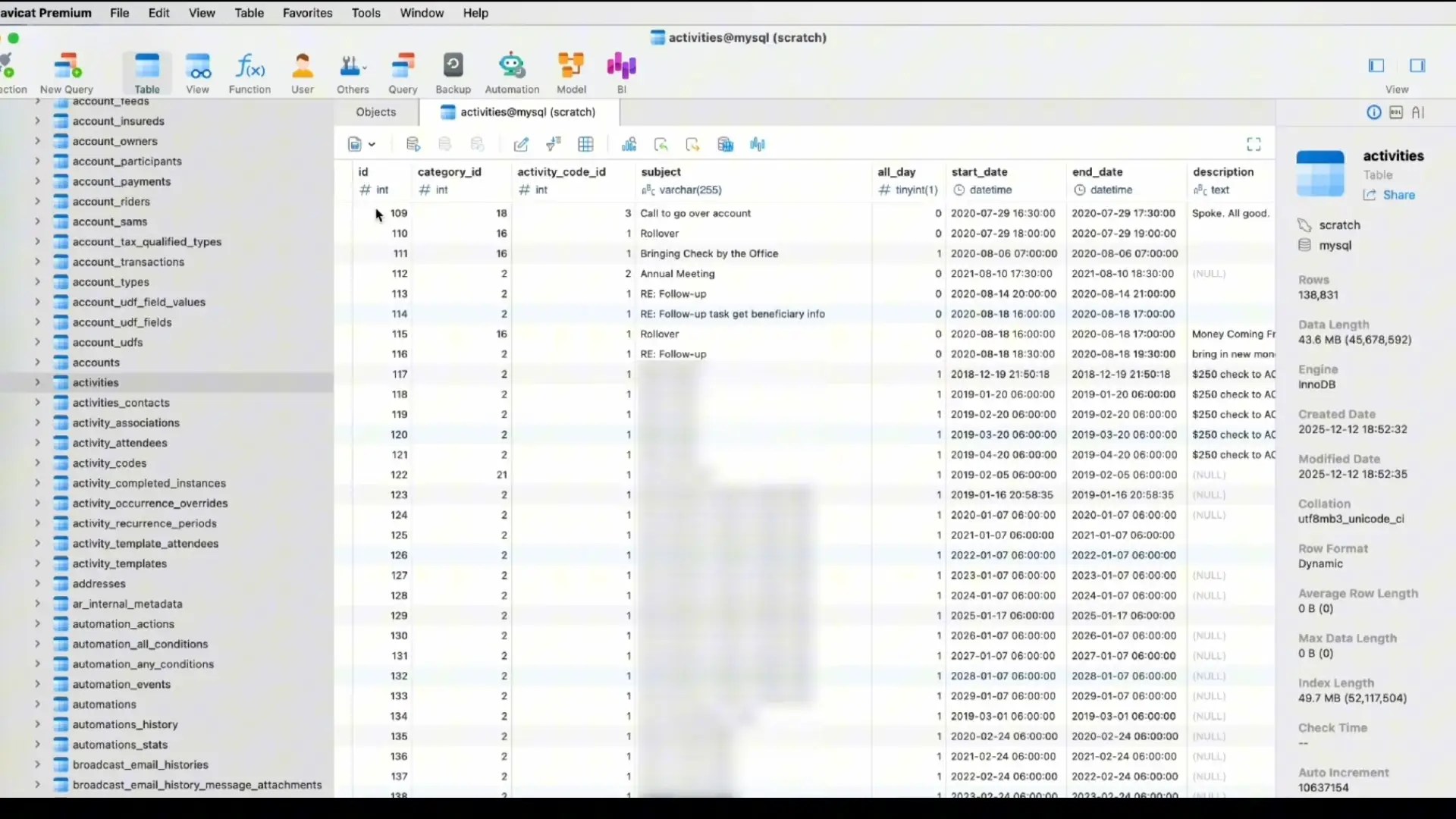 Navigate to Conncetions for Navicat Premium with Salesforce Masterclass