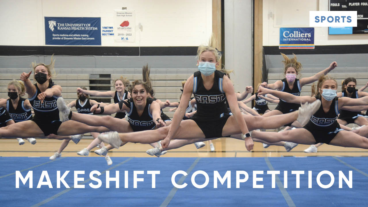 Makeshift Competition: The competition cheer squad didn’t get to compete like normal this year