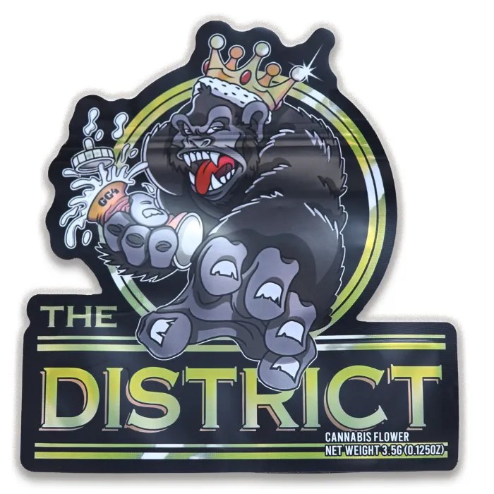 Gorilla Die Cut Smell Proof Bag