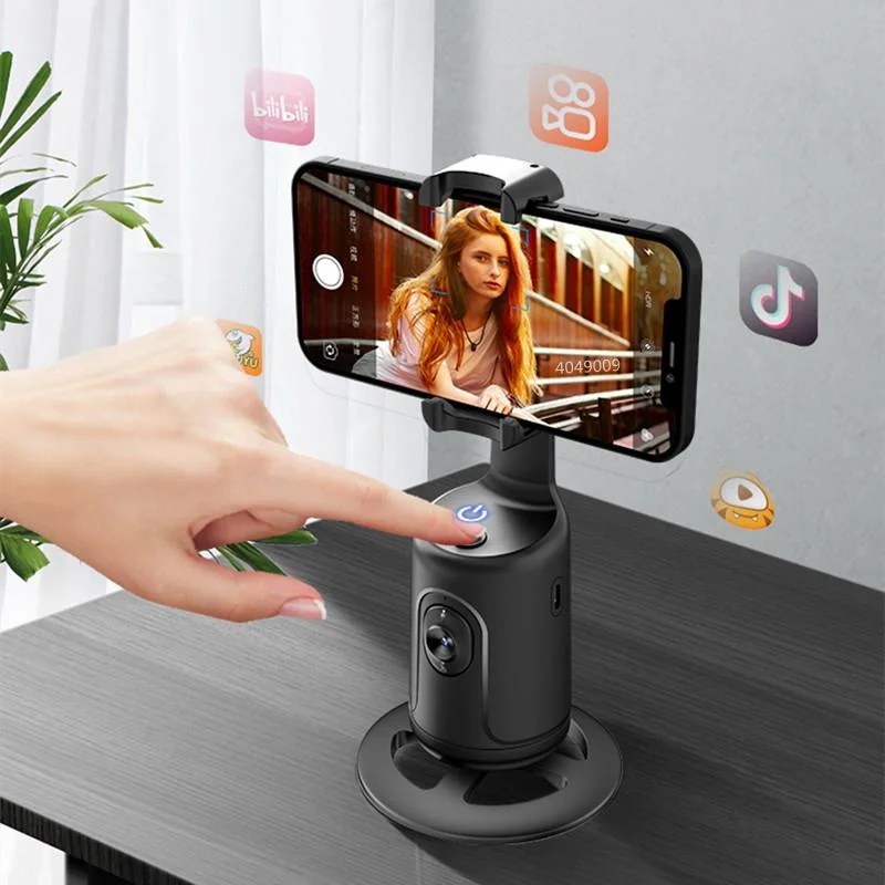 Mbajtese Telefoni Me Sensor Ndjekjeje Inteligjent 360° Per Tripod / Selfie Stick