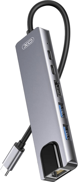 Adaptor Me Shume Porta 6 Ne 1 XO Per Laptop/Tablet/Telefon Me Porte Type-C