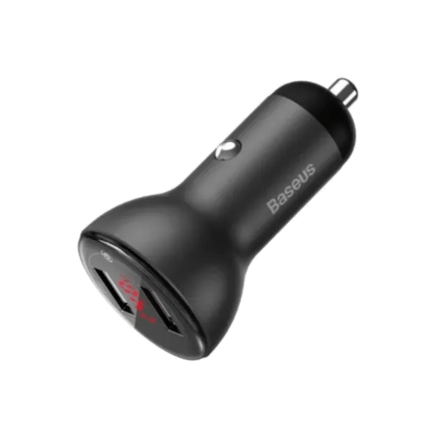 Karikues Fast Charge Per Makine Me Dy Porta Usb + Kabell Type C 45w