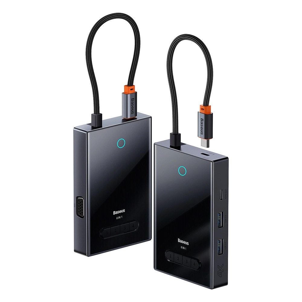 Ultra Adaptor HUB Baseus Me HDMI 4K@30Hz, USB 3.0 Dhe Porte Karikimi Type-C 100W
