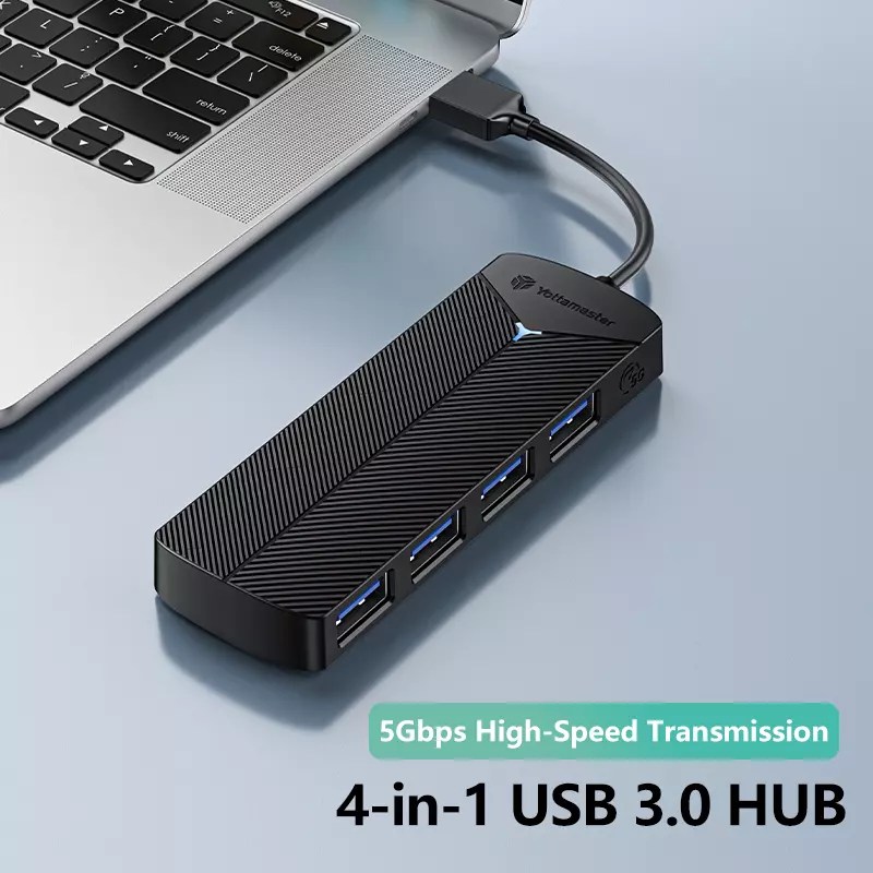 Adaptor HUB Type-C YottaMaster Me Shumë Porta 4 në 1