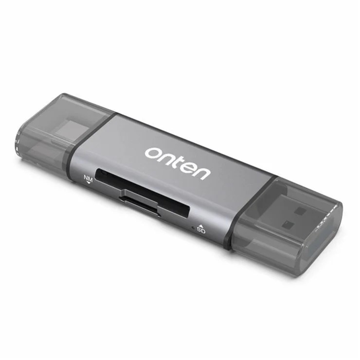 Adaptor Me Portë USB-A Dhe USB-C Për Kartë TF3.0 Dhe SD3.0