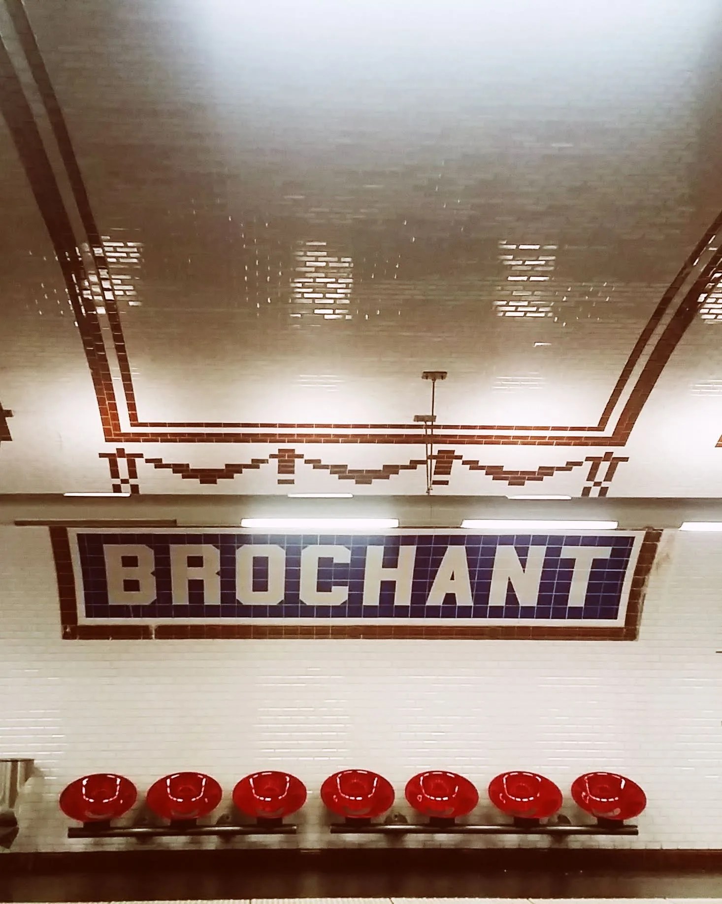 Brochant metro stop in Paris