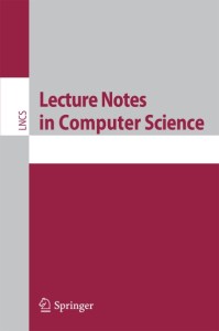 Lecture Notes in Computer Science - Book Cover