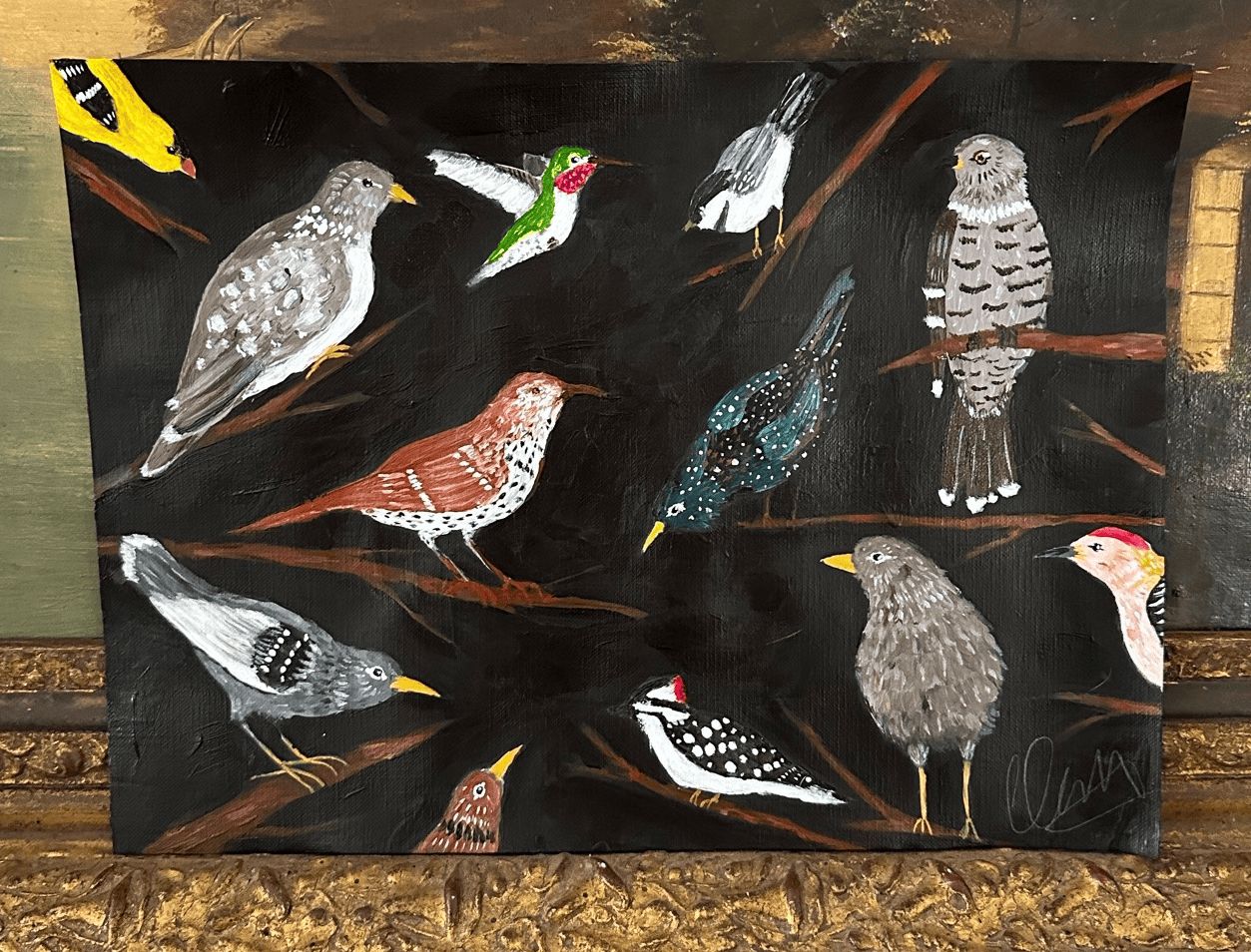 Bird Gathering - SOLD