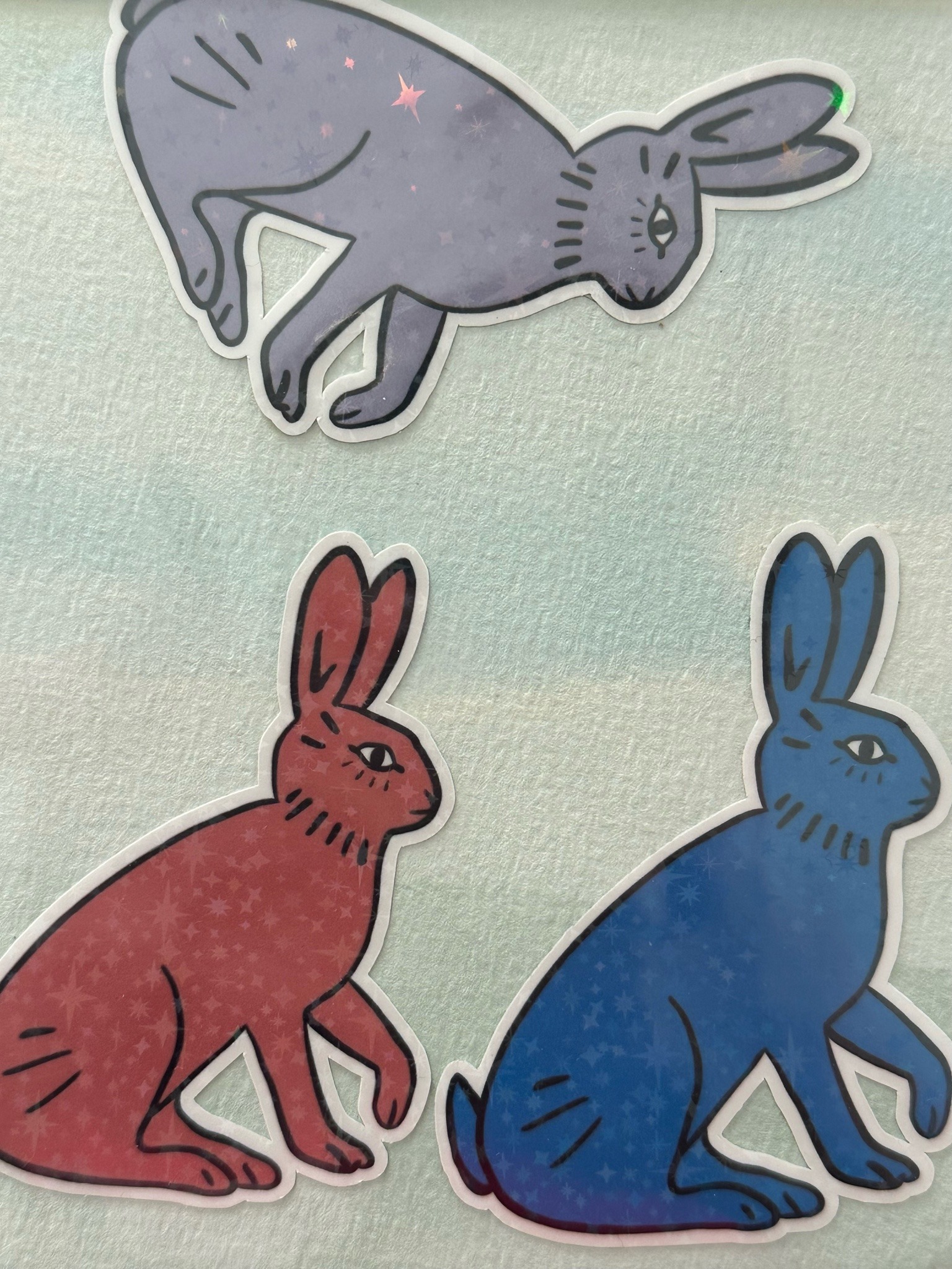 Medieval Rabbit Stickers